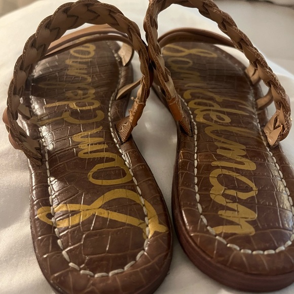 Sam Edelman Natural Braided Summer Sandels - Picture 3 of 6